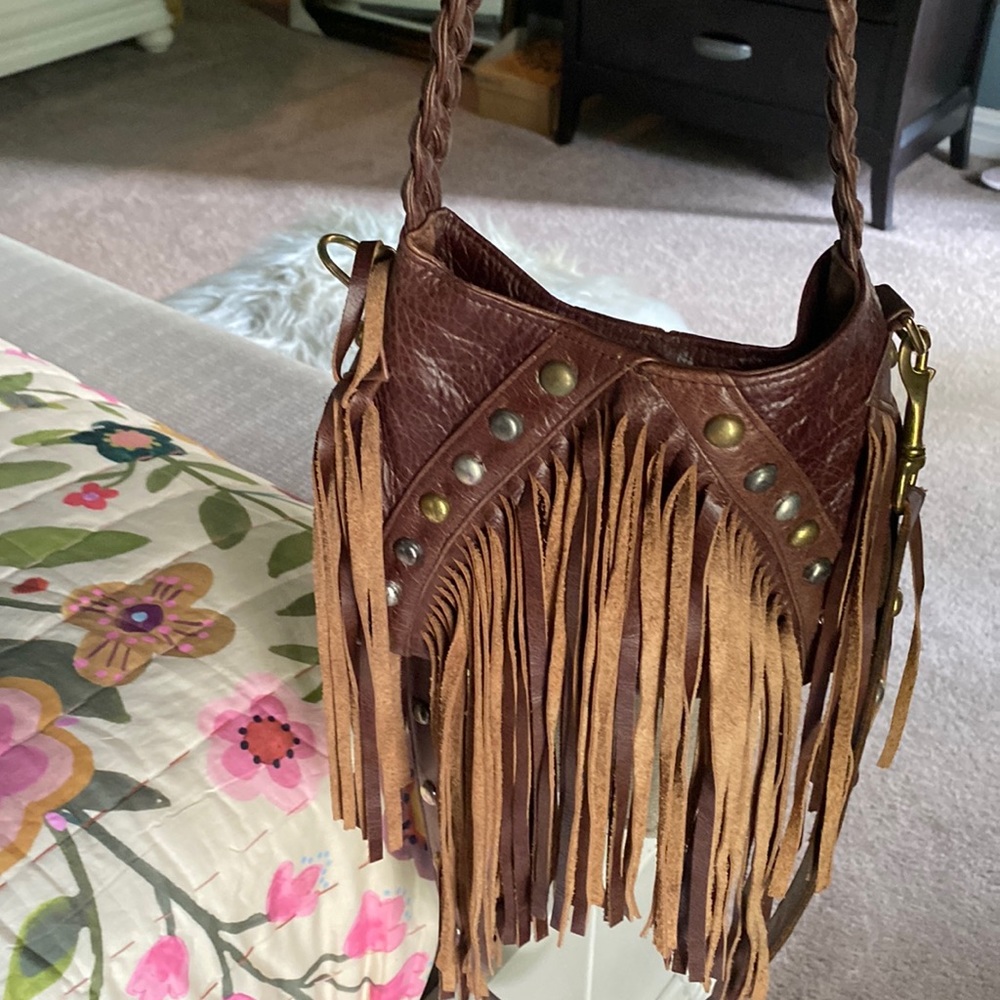 Fringe purse